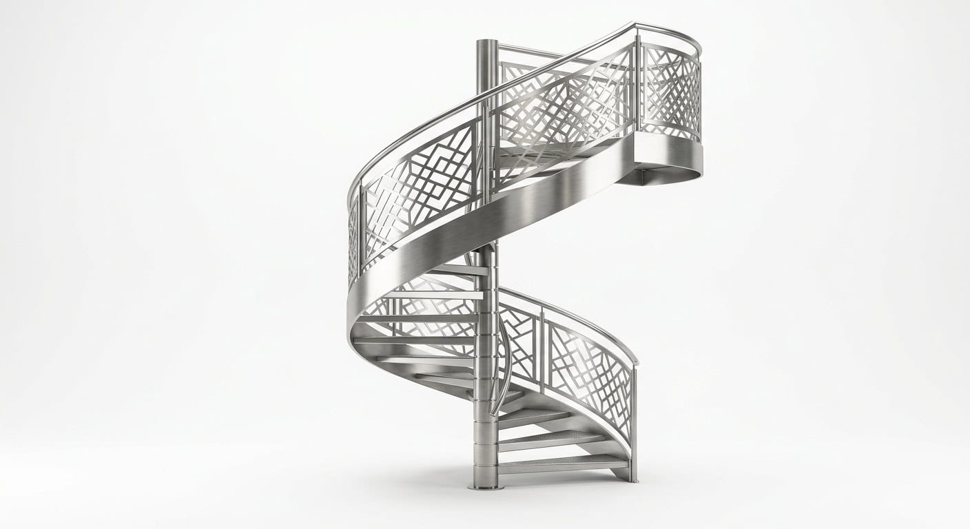 Escalera de Caracol de Acero Inoxidable